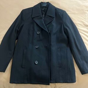 Kenneth Cole Collection peacoat turtleneck zip combo